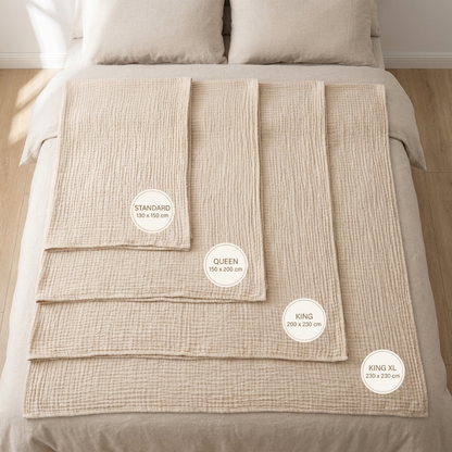 La Couverture 100% Mousseline de Coton