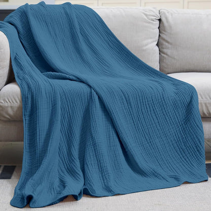 La Couverture 100% Mousseline de Coton -