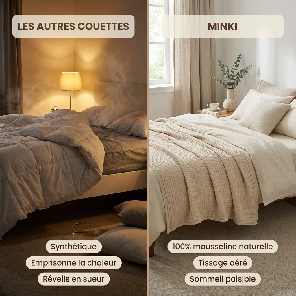 La Couverture 100% Mousseline de Coton